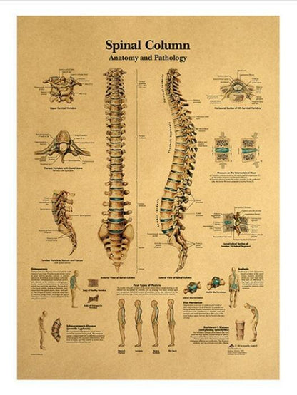 Canvas Core Home Decor Spine Poster