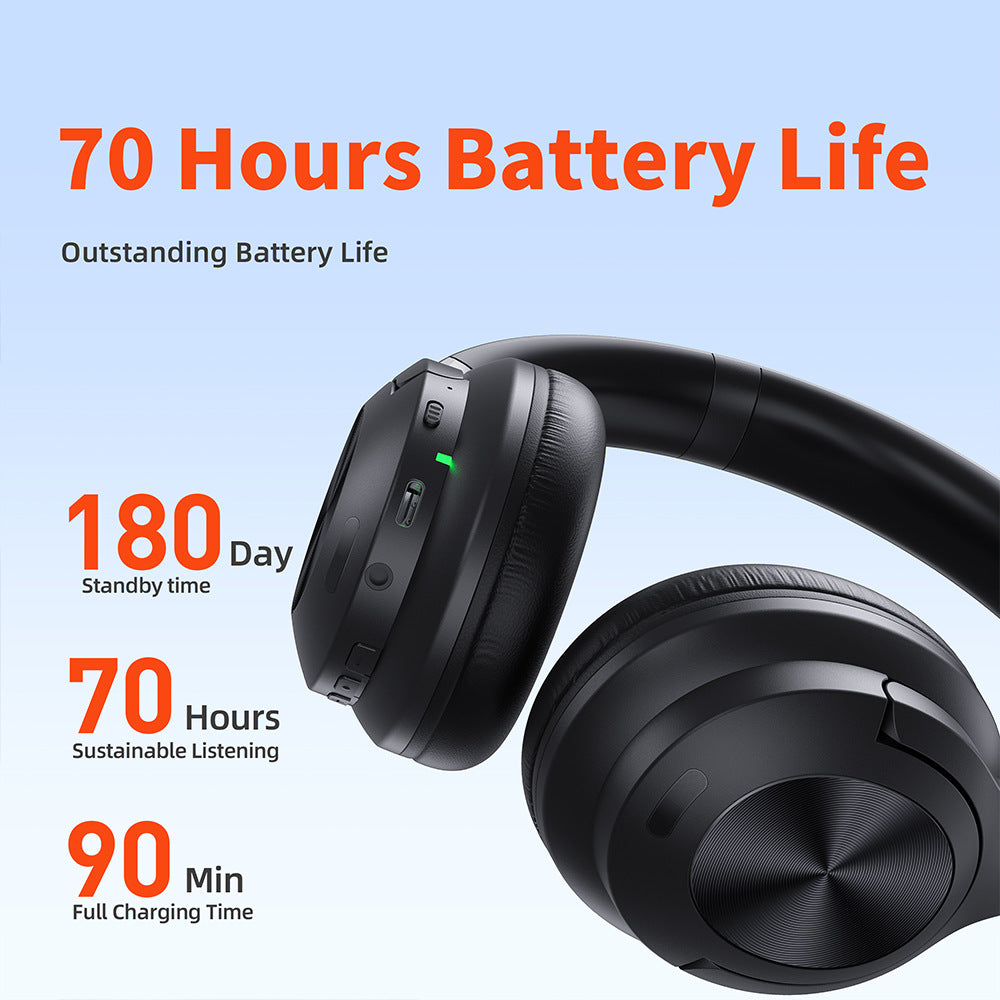 ANC Gaming Headset Active Noise Reduction Wireless Bluetooth Headset